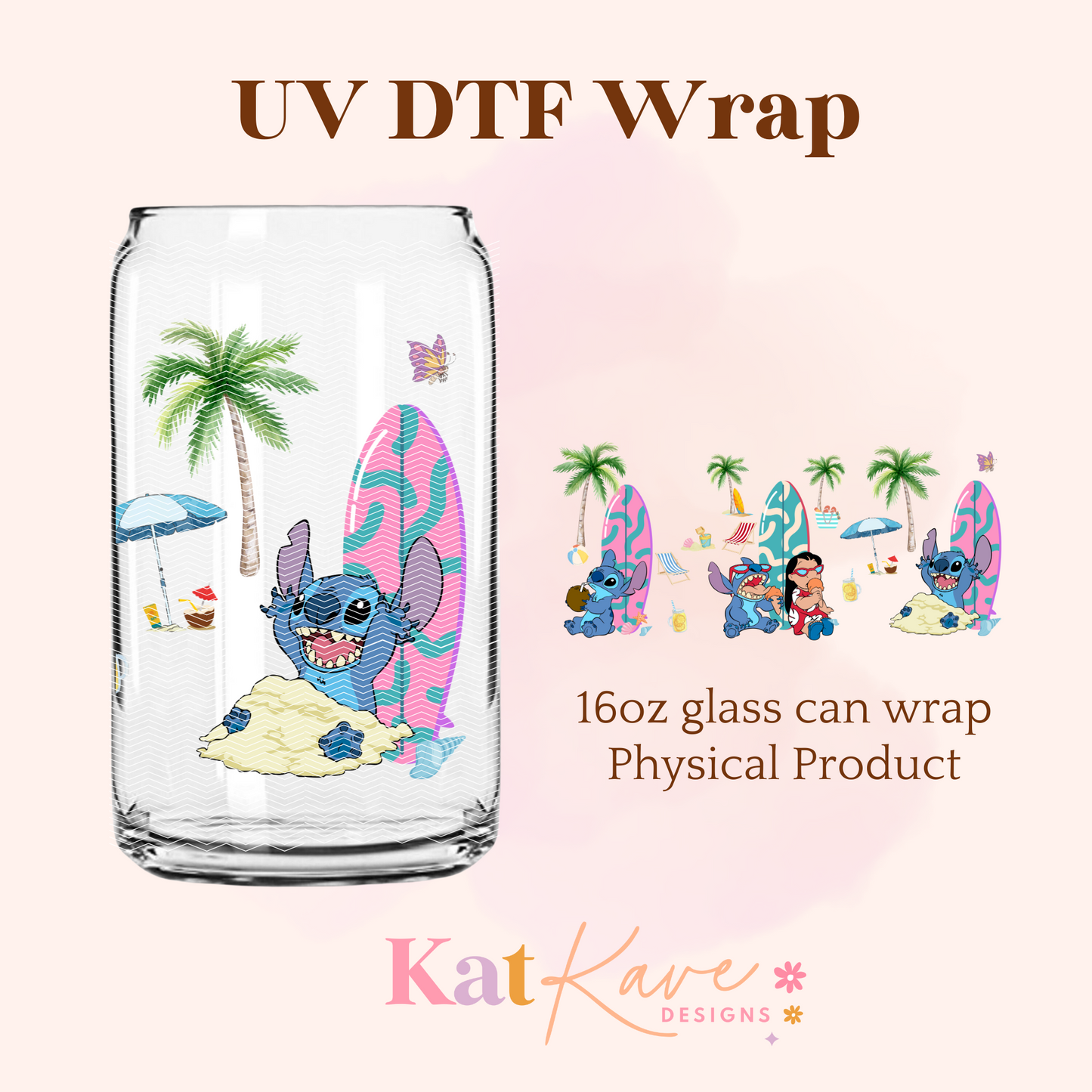 Beach Friends 16oz Wrap