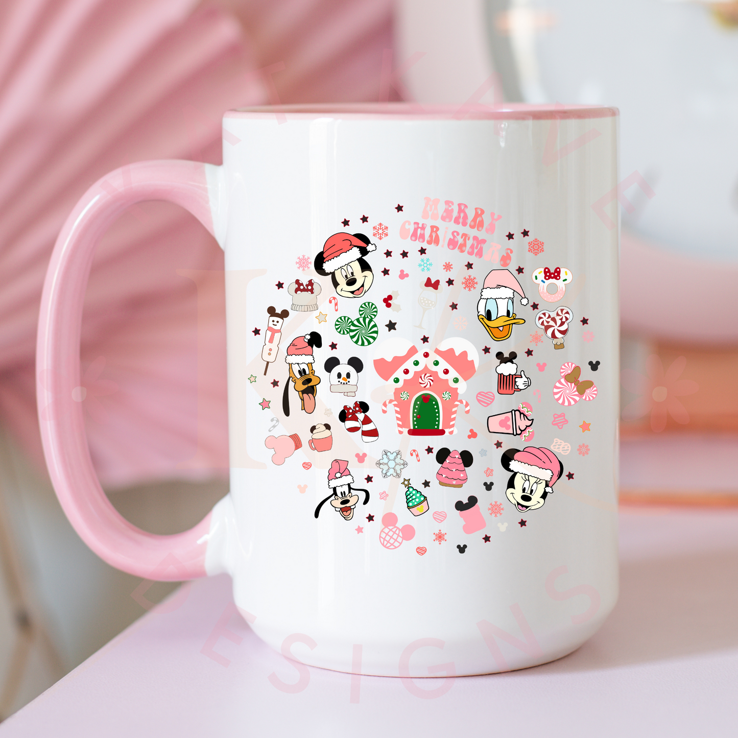 Christmas Friends Circle Decal