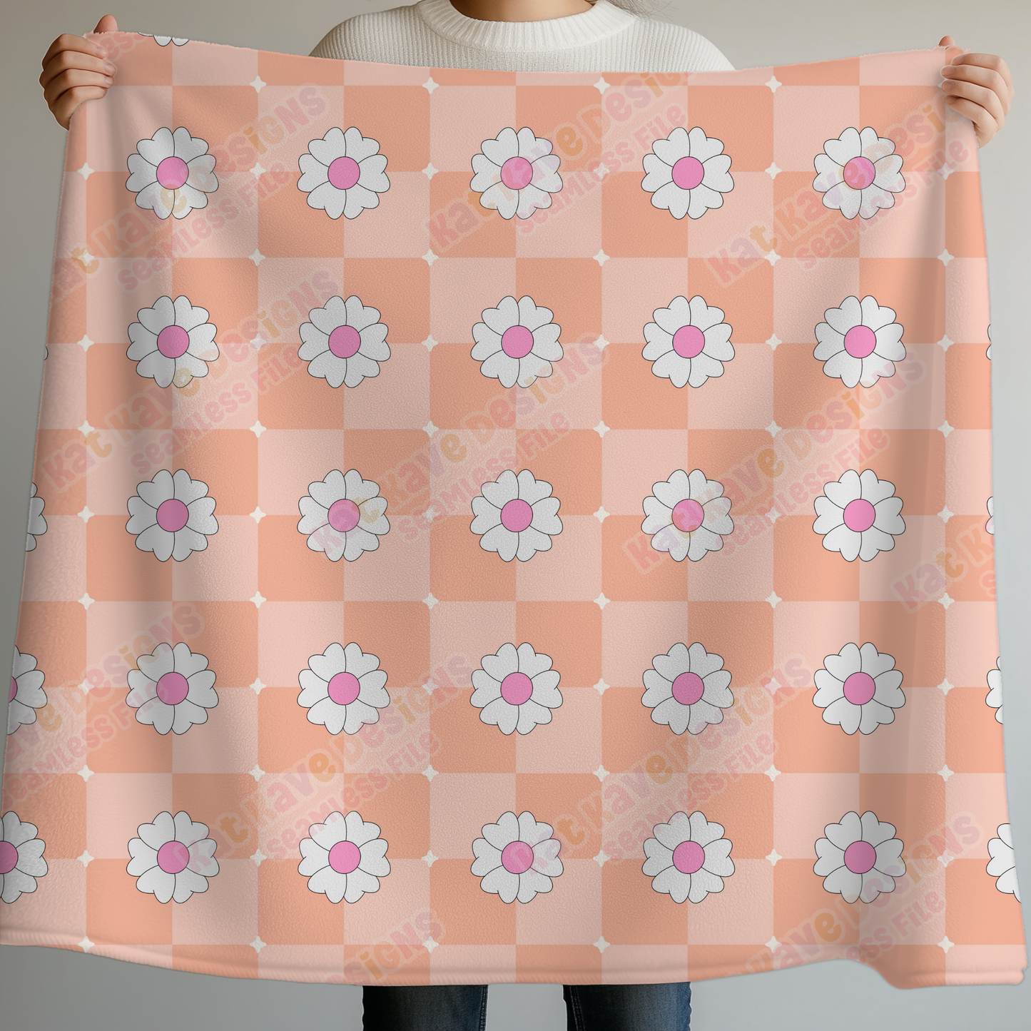 Retro Flowers Seamless File