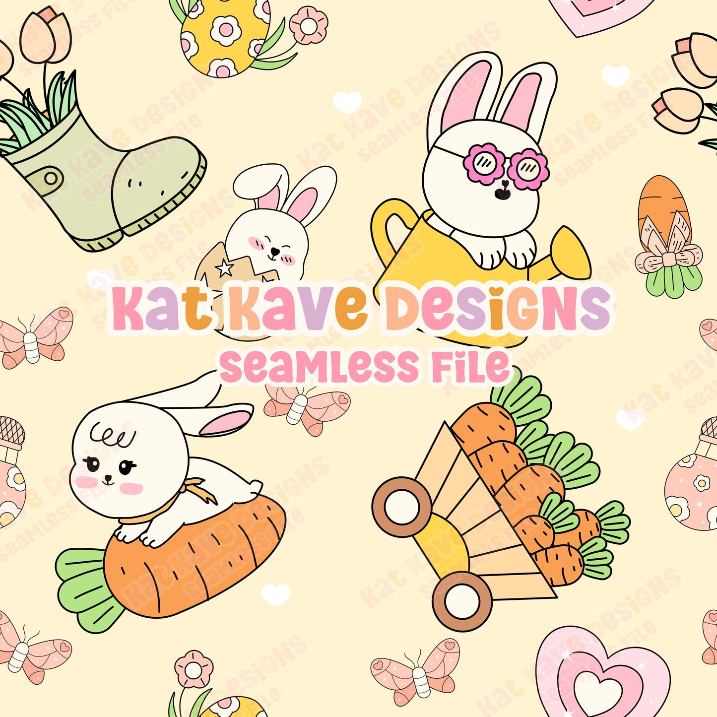 Easter Bunny Seamless File