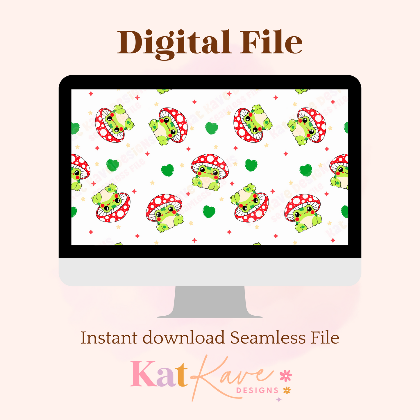 Mushroom Toad Seamless File