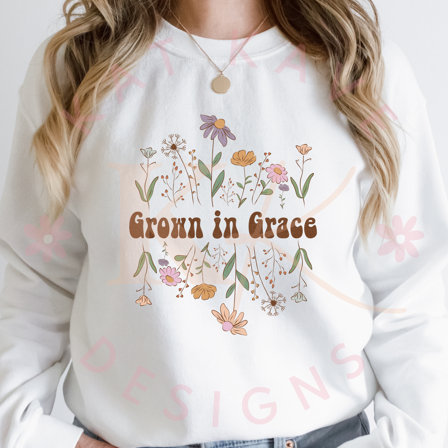 Grown in Grace Adult DTF Transfer