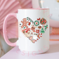 Holiday Doodles Heart Decal