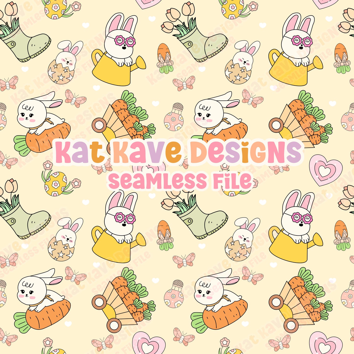 Easter Bunny Seamless File
