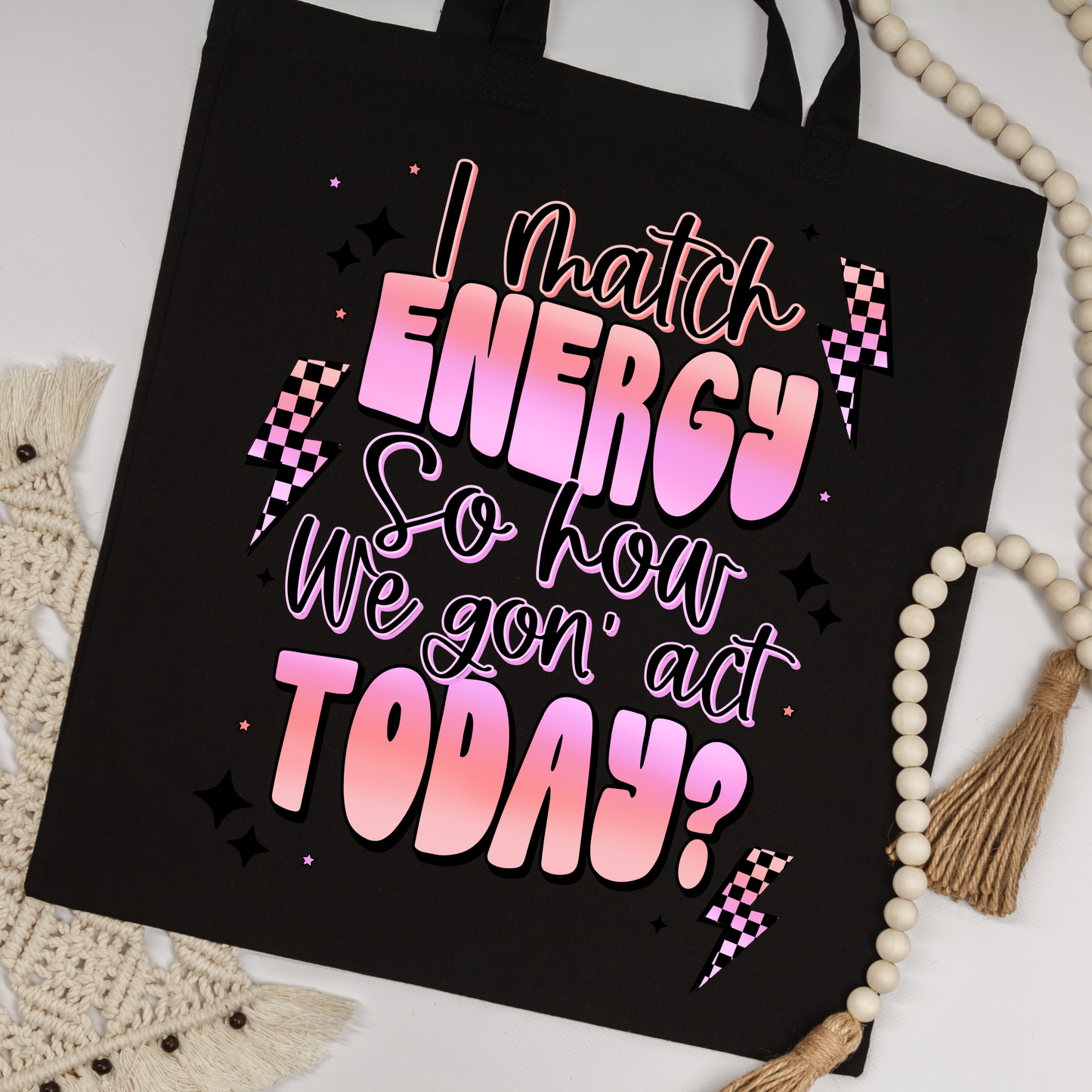 I Match Energy Tote Bag