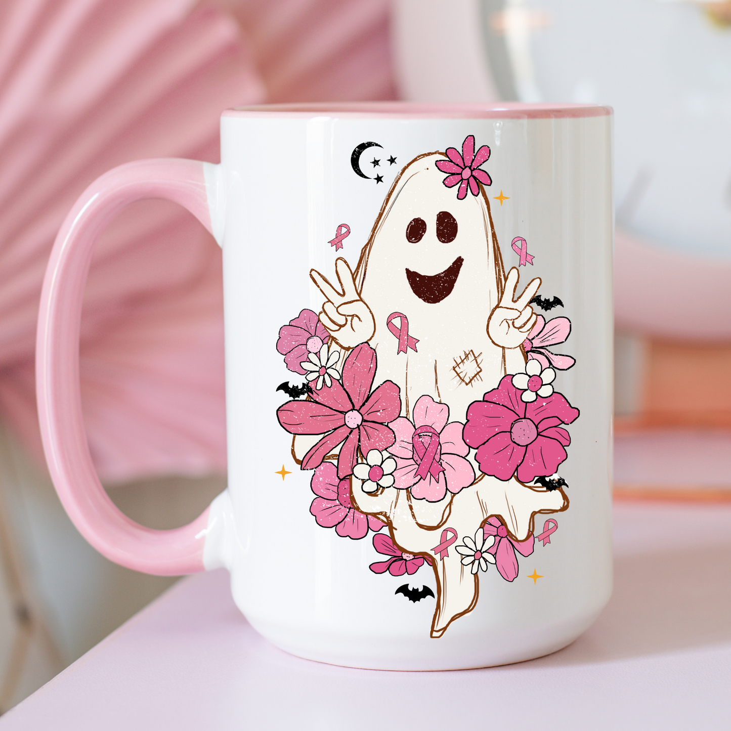 Pink Ghost Decal