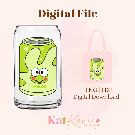 Kawaii Melon Soda Digital Files