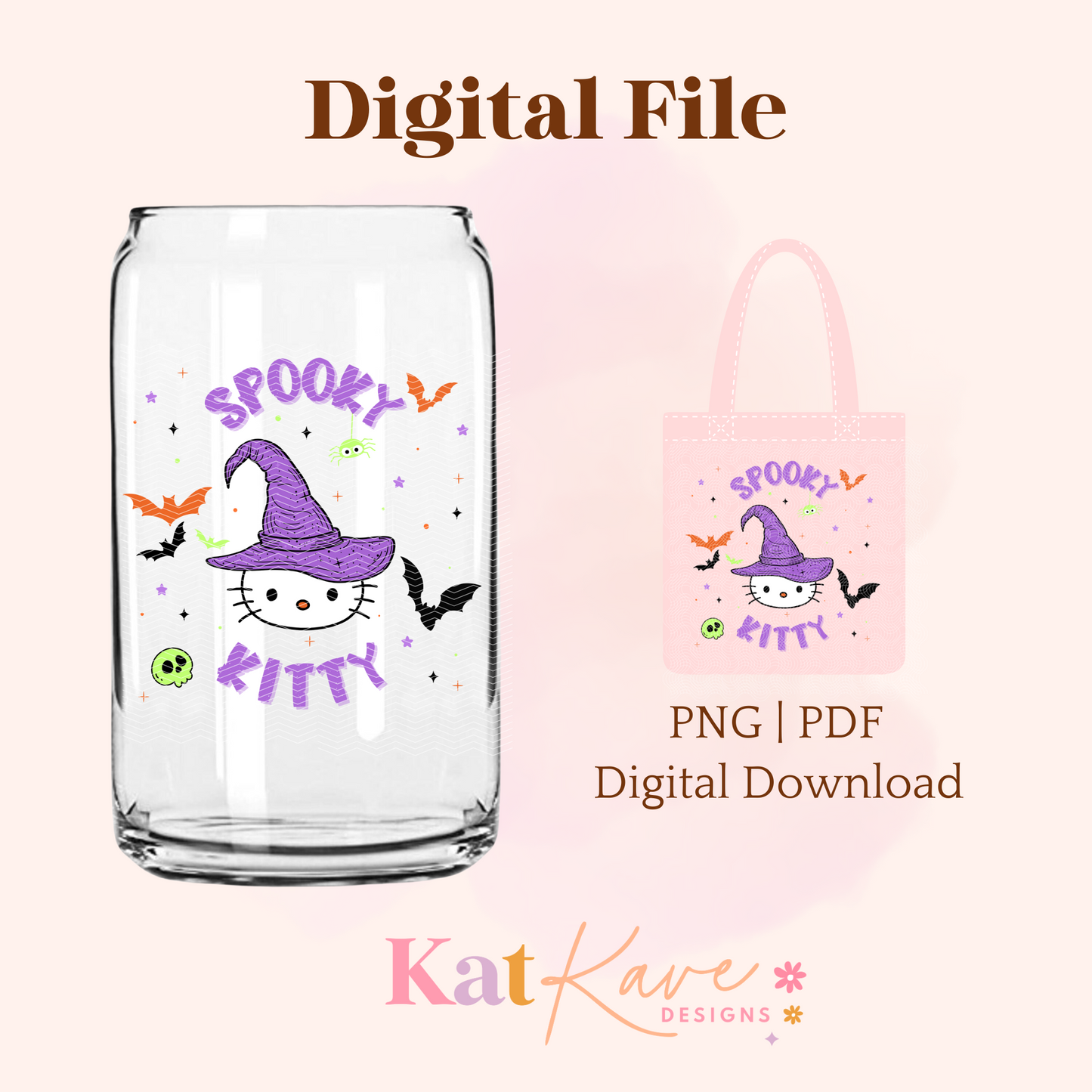 Spooky Kitty Digital File