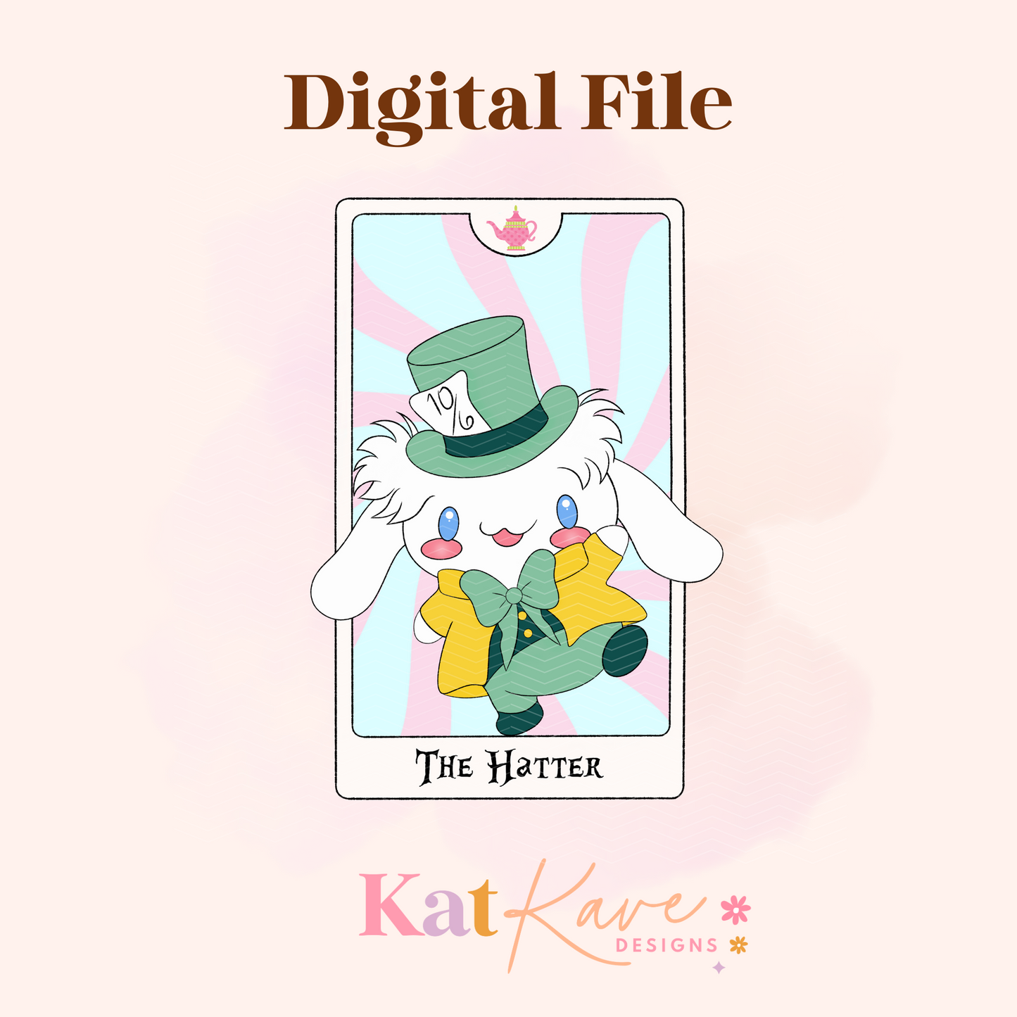 Kawaii Hatter Digital Download