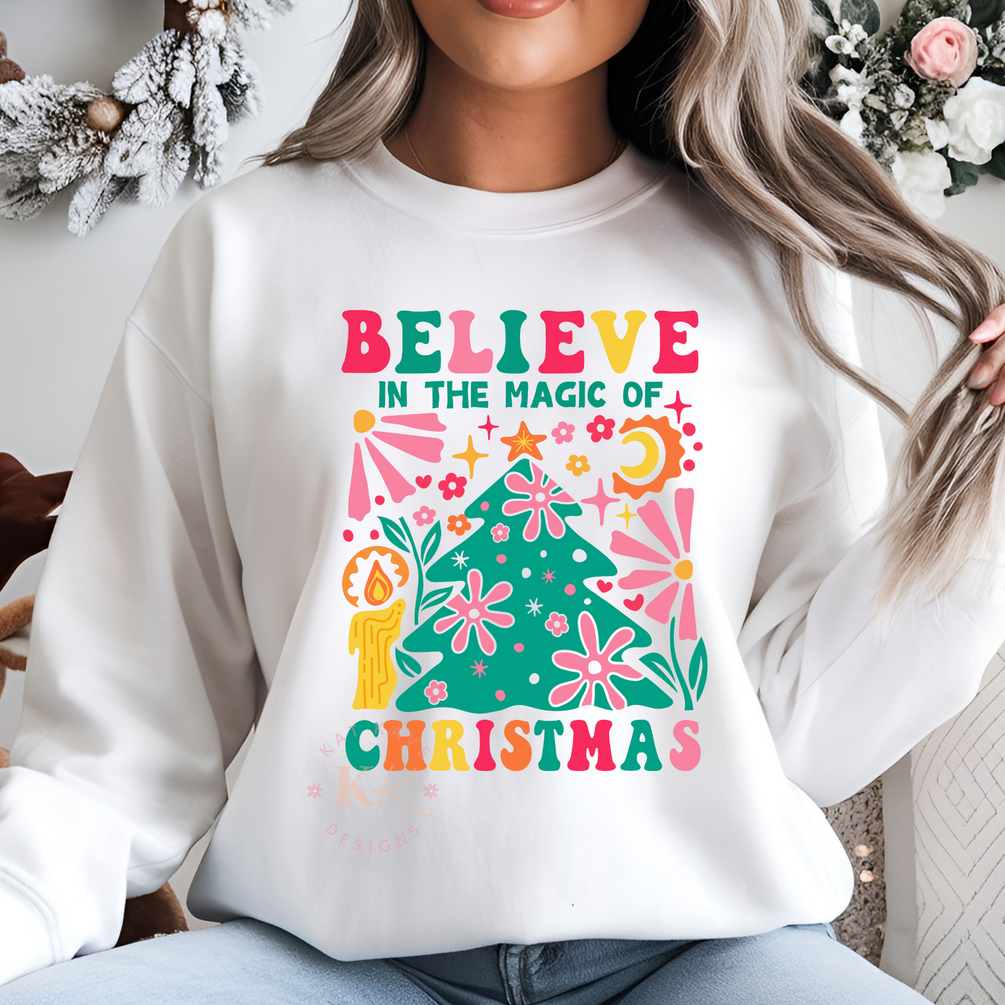 Believe in the Magic of Christmas Adult DTF Transfer