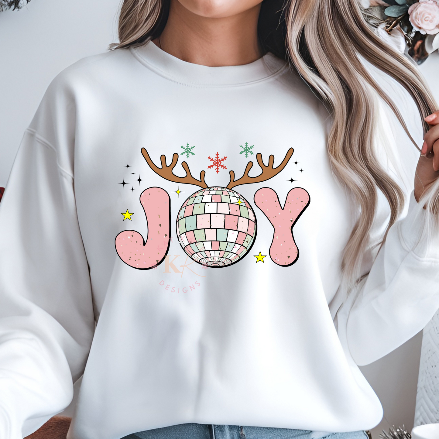 Reindeer Joy Adult DTF Transfer