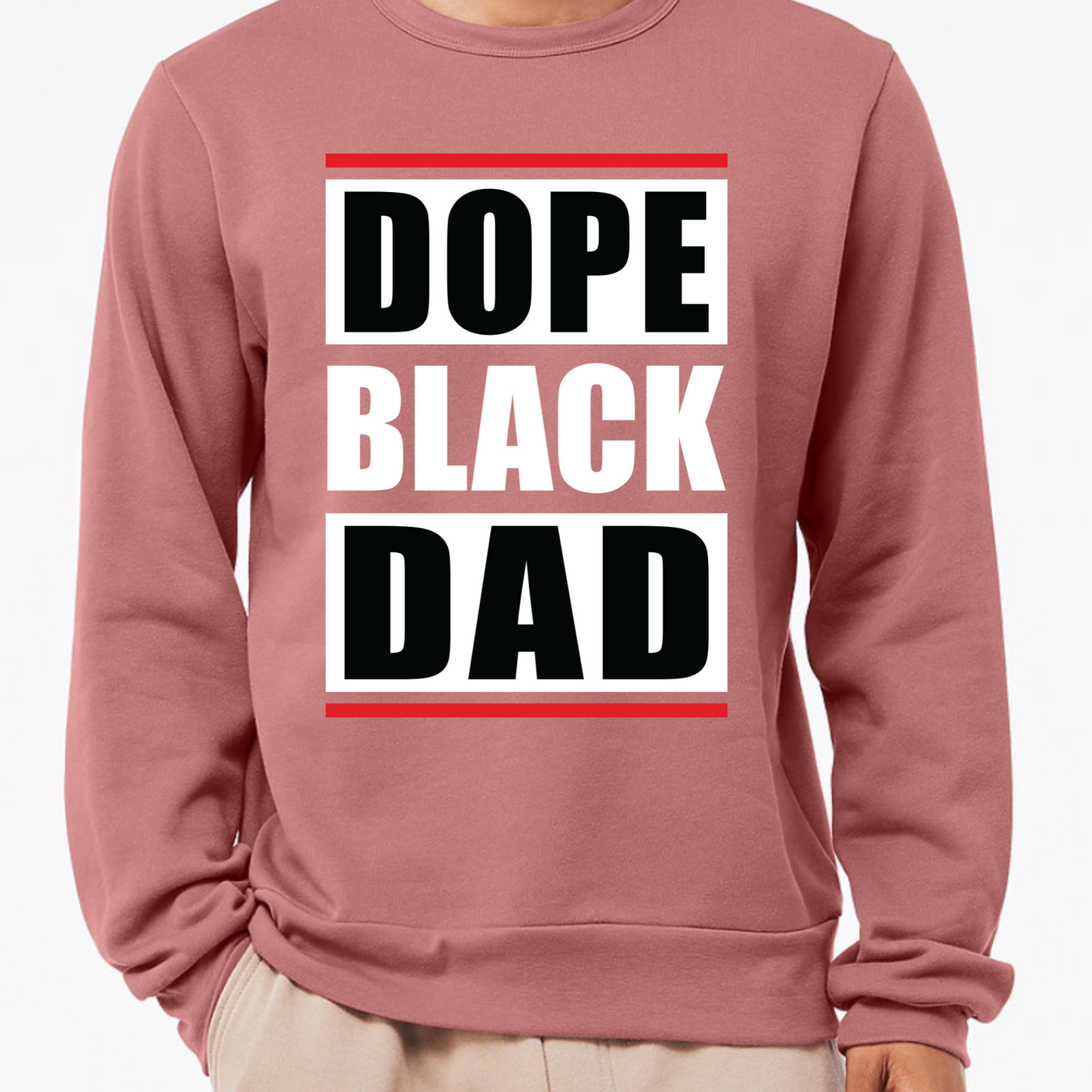 Dope Black Dad DTF Transfer