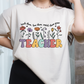 Teacher Wildflowers DTF Transfer