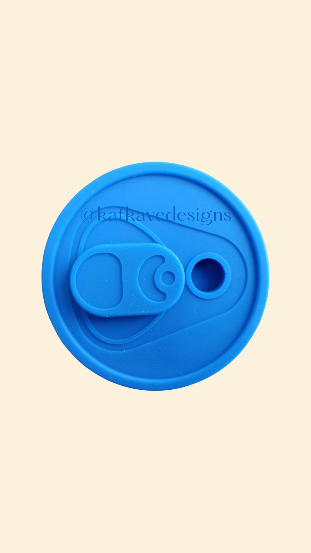 Royal Blue Silicone Lid