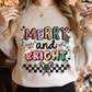 Merry & Bright Adult DTF Transfer