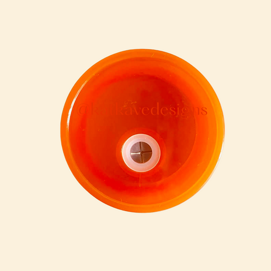 Orange Plastic Lid