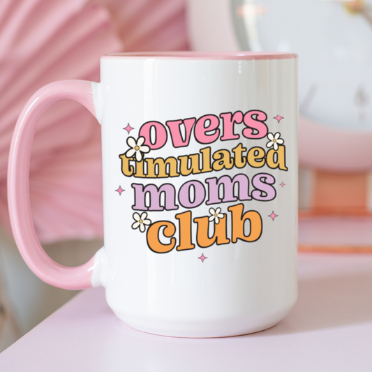 Overstimulated Moms Club Decal