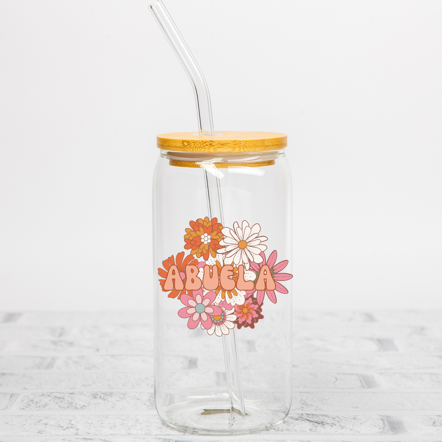 Abuela Flowers Decal