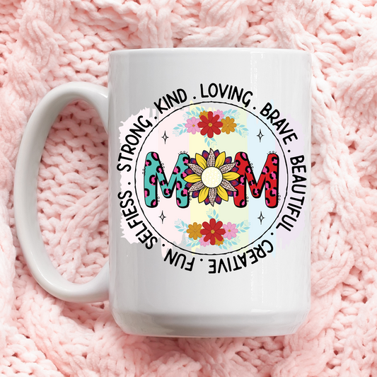 Mom Circle  Decal