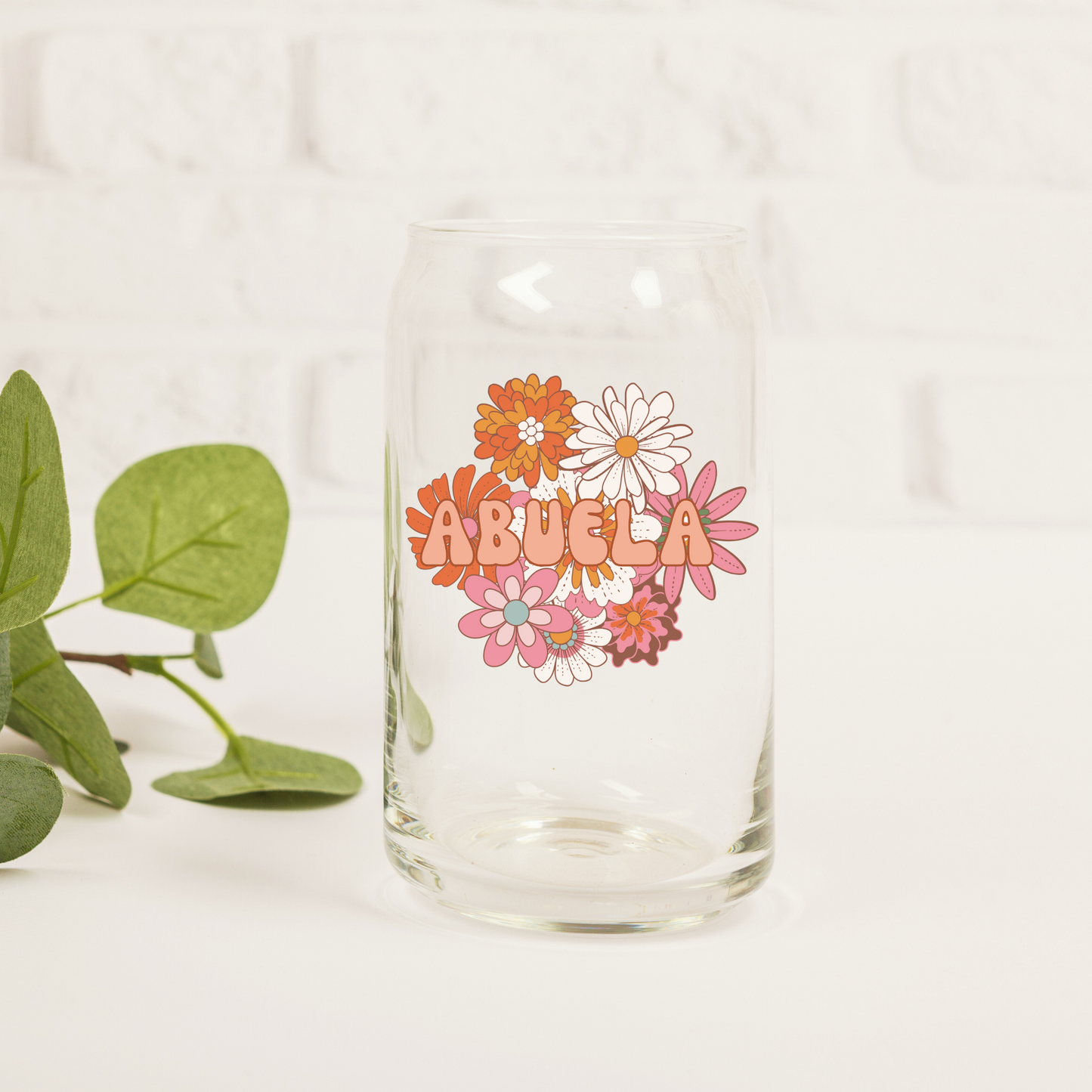 Abuela Flowers Decal