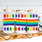 Rainbow Hearts 16oz Wrap