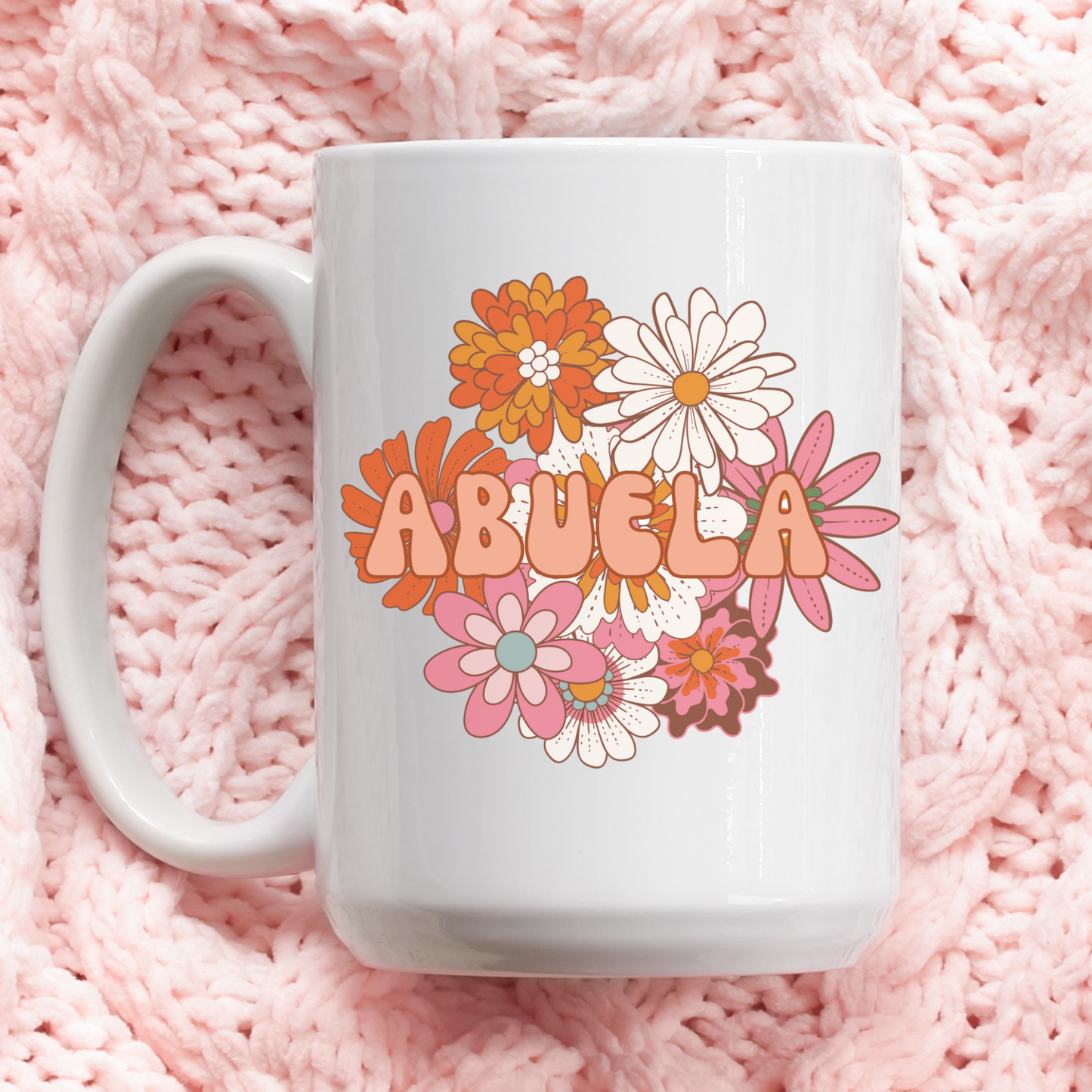 Abuela Flowers Decal